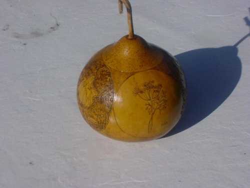 Jackie Hall Gourd Art